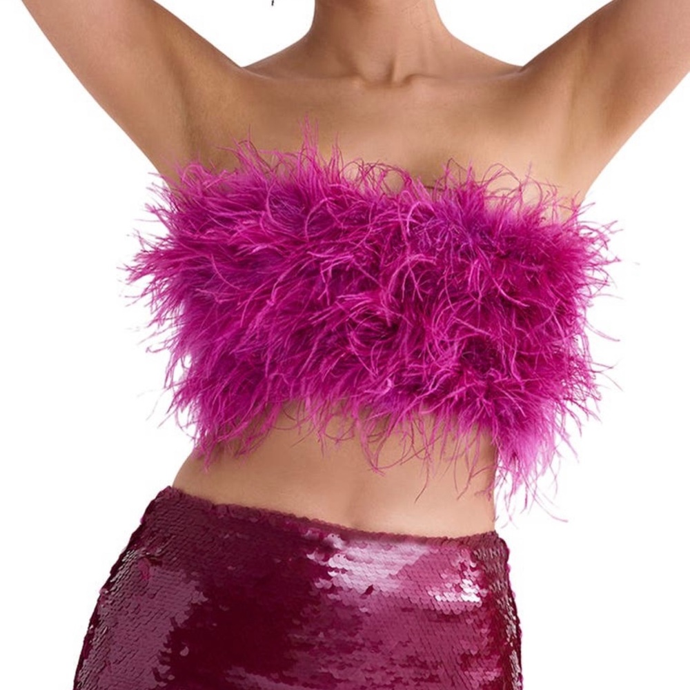 House of CB Fenella Feather Bandeau